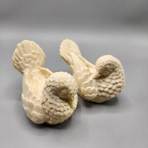 Vintage Santini Love Bird Dove Figurines Italy